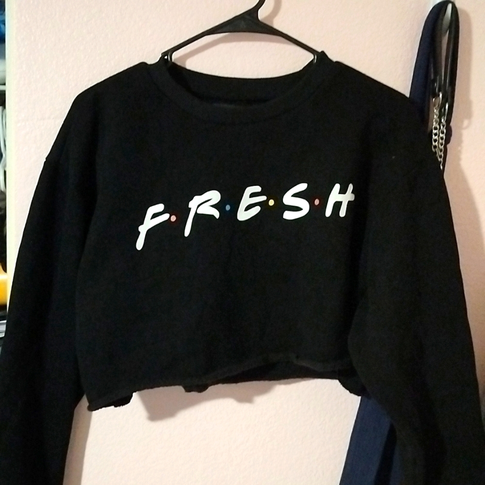 Black Crop Sweater, Womens, Fashion Nova